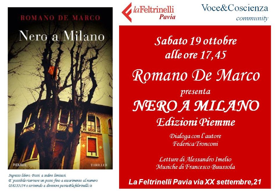 Romano de Marco presenta Nero a Milano